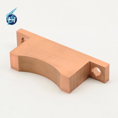 Precision customized red copper fabrication parts